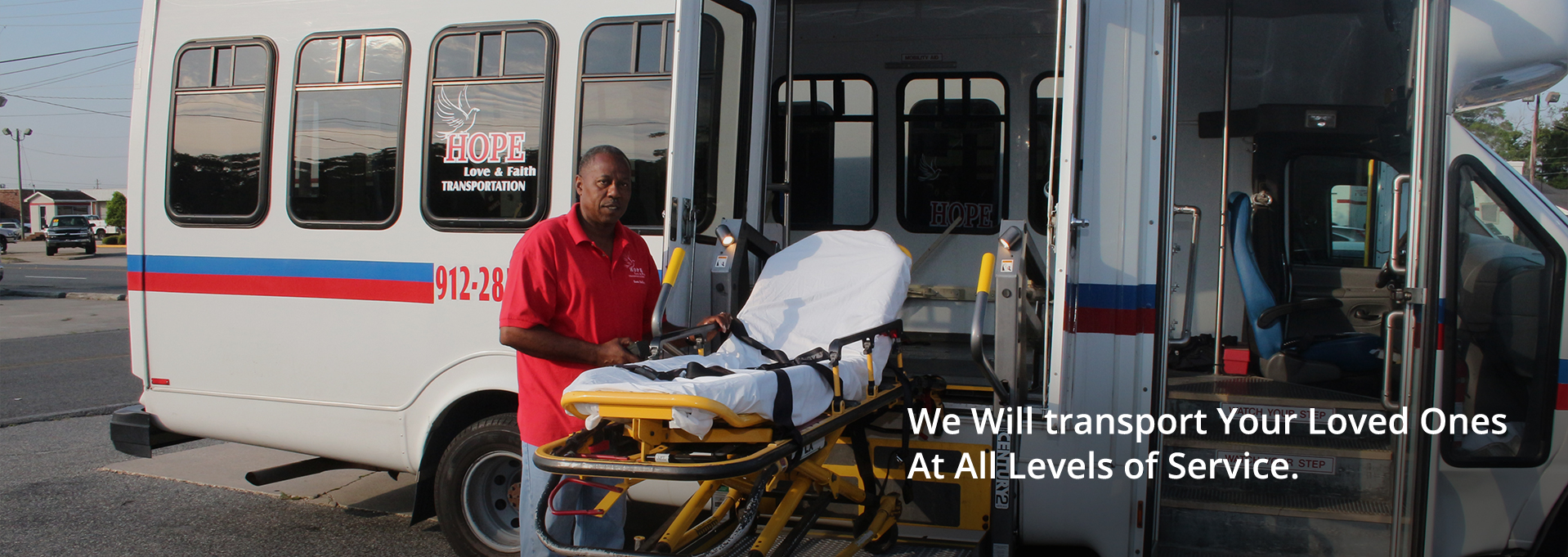 We Will transport Your Loved Ones At All Levels of Service.